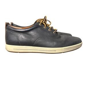 Ecco Mens Eisner Classic Casual Sneakers Charcoal Gray Nubuck Leather Size 39